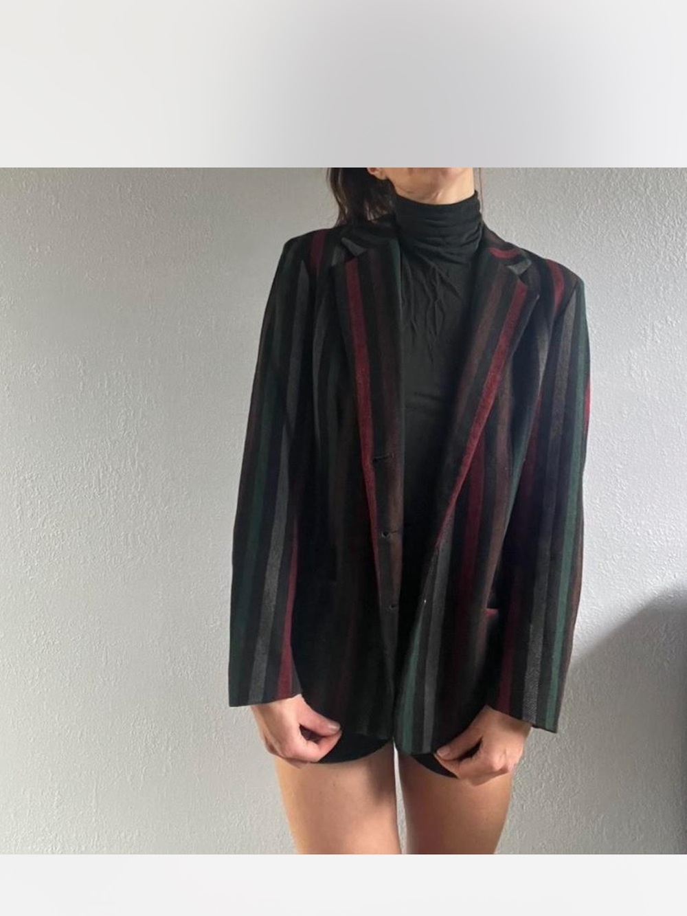 ✨🌈 Heirloom 60s Striped Wool Blazer